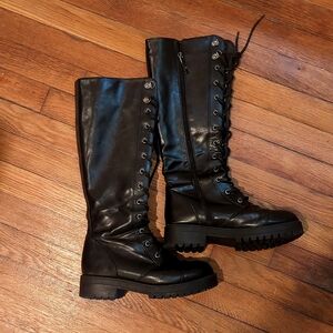 Lace-up Combat Boots - Verve by Dirty Laundry